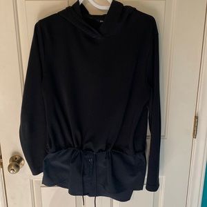 Athleta Gallery Hoodie Top - Large - Black